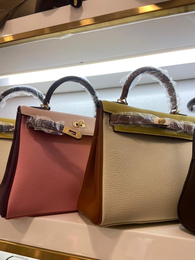 Previc Classy Structured Leather Satchel