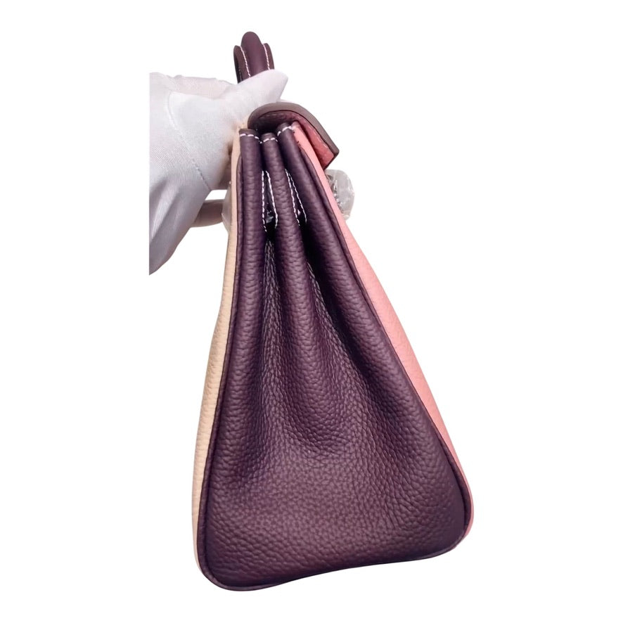Previc Classy Structured Leather Satchel