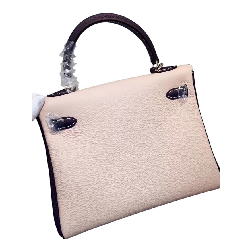 Previc Classy Structured Leather Satchel
