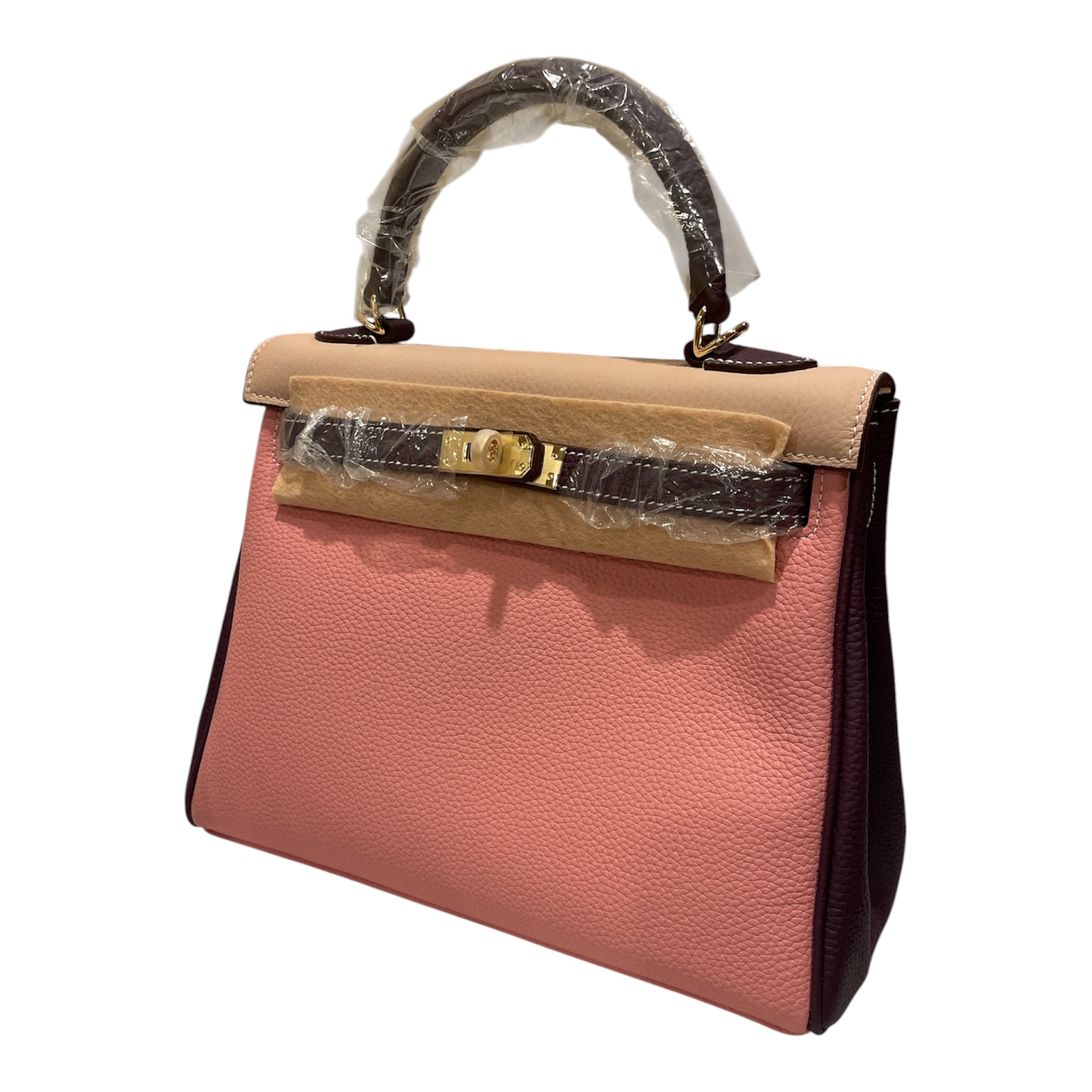 Previc Classy Structured Leather Satchel
